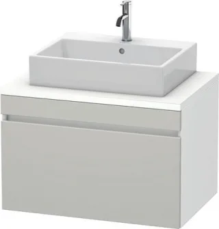 Duravit DuraStyle Konsolenwaschtischunterbau wandhängend Betongrau & Weiß Matt 800x548x512 mm - DS53 DS531200718