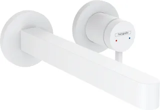 Hansgrohe 2-Loch Waschtischmischer Unterputz Finoris F-Set langer Auslauf mattweiss, 76050700 76050700