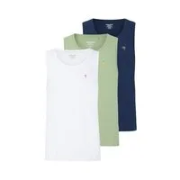 Blend Shirttop BHEmbo 3 Pack (3-tlg) Sommerliches Tanktop mit dezentem Print im 3er Pack
