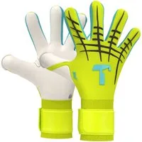 T1TAN Torwarthandschuhe Erwachsene, Fingerschutz, Fluo BEAST, Größe 6-11
