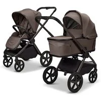 Moon Kombi-Kinderwagen Gio Fold Kombikinderwagen, Gestell und Babywanne mit einem Handgriff zusammenfaltbar