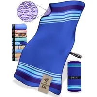 NirvanaShape Strandtuch Reise Handtuch Strandtuch XXL - Strandhandtuch, Mikrofaser Badetuch