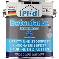 plid Acryl-Flüssigkunststoff Betonfarbe Bodenbeschichtung Bodenfarbe Sockelfarbe Flüssigkunstoff, Schnelltrocknend