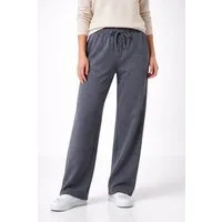 S&S Jogginghose Damen Sweathose Baumwolle Freizeit Sommer Hosen (Packung, 1-tlg., jogginghose für damen) mit High Waist & modernem Wide Leg Schnitt