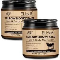 P-Beauty Cosmetic Accessories Feuchtigkeitscreme Gesicht Balsam Hautcreme Hautpflegecreme Rindertalg Honig Beef Tallow, 2-tlg., Feuchtigkeitscreme, Tagespflege, Tagescreme