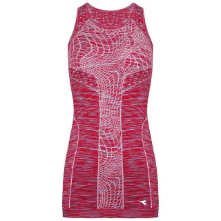 Diadora nahtloser Damenrosa Tank Top