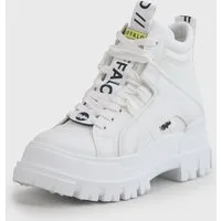Buffalo ASPHA NC MID Schnürboots Plateauboots, Schnürstiefelette, High Top Sneaker in monochromer Optik