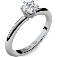 Amoonic Verlobungsring Damenring Silber 925 mit Zirkonia Silberring Geschenk Damen (inkl. Schmucketui)