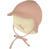 Sterntaler® Schirmmütze UV-Schutz 50 Wende-Schirmmütze Musselin (1-St) Musselin Wendemütze mit Nackenschutz, Bindeband, Ohrenklappen u. UV-50