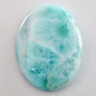 28,86 ct Larimar Edelstein – Natürlicher unbehandelter Heilstein aus der Karibik
