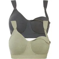 bonprix Still-BH (Packung, 2-tlg., 2er) für den Alltag, mit Klickverschluss am Cup, nahtlos vorgeformte Cups