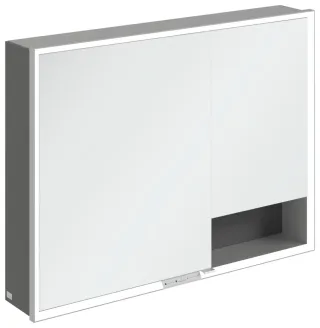Villeroy & Boch Aufputz-Spiegelschrank My View+ A48110 1000x750x168mm m. Bel. Graphite A48110VR