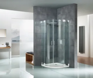 HSK K2.43 Runddusche, 2 Drehtüren und 2 Seitenteile K2.43
