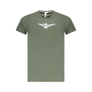 Akademie Militär Grün Baumwolle Herren T-Shirt