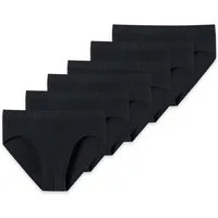 Schiesser Slip 6er Pack 95/5 Organic Cotton (Spar-Set, 6-St) Mini Slip / Unterhose - Baumwolle - ohne Eingriff