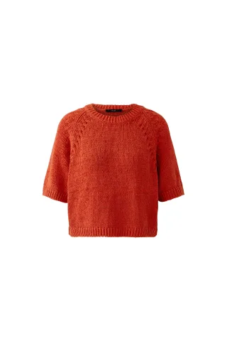 Oui - Pullover burnt tangarine - Gr. - 44