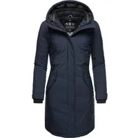 Navahoo Wintermantel Letiziaa sportlicher Winterparka mit gefütterter Kapuze