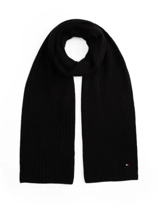 Tommy Hilfiger - Schal mit Kaschmir schwarz - Gr. - OS