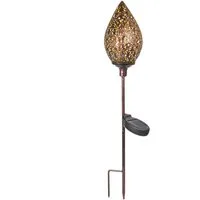 HTI-Living LED Solarleuchte Solarlampe Knospe Soley, Gartenstecker