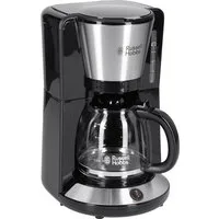 RUSSELL HOBBS Filterkaffeemaschine Adventure 24010-56, 1,25l Kaffeekanne, Papierfilter 1x4, mit Glaskanne, 1100 Watt, Edelstahl gebürstet