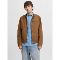 Jack & Jones Bikerjacke JJEDYLAN mit wasserabweisender Funktion unifarben, modisch, regular fit, Polyester