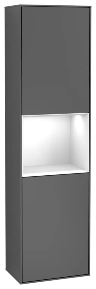 Villeroy & Boch Hochschrank Finion F47 418x1516x270mm mit A: (Scharn.) re, F470GFGK F470GFGK
