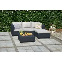 Keter Gartenlounge-Set Salta Loungeset 3tlg. Rattanoptik, wetterfest FINAL SALE