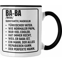 Trendation Tasse Trendation - Türkischer Vater Geschenk Tasse Türken Kaffeetasse Baba P