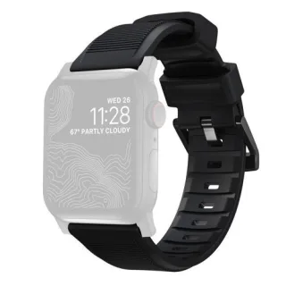 Nomad Rugged Strap Black Connectoor Black 42/44/45/49mm