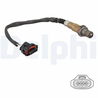 Delphi Lambdasonde nach Katalysator Opel Astra H Zafira B 1,6