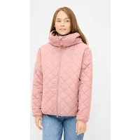 Derbe Steppjacke Quiltby Short Wasserabweisend, Kapuze, 2-Wege Reisßverschluss