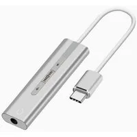 Bolwins Audio-Wandler K47 USB-C auf 3,5mm Stereo Audio Adapter Kabel für Kopfhörer Mikrofon, (Packung, 1 St., 1 x USB Typ C auf 3,5 mm Klinkenadapter), USB-C auf 3,5mm