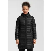 QS Wintermantel Outdoor-Mantel Leicht wattierter Steppmantel mit Kapuze