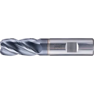 PFERD TOOLS VHM Eckfräser lang 4 Schneiden Radius TiAlN Schaft HB Universal Line - 23000173