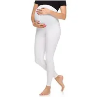 Merry Style Umstandsleggings Damen Lange Umstandshose aus Viskose MS10-297 (1-tlg) elastischer Bund