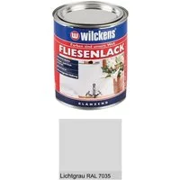 Wilckens Farben Fliesenlack 750 ml Fliesenlack, Lichtgrau RAL 7035 glänzend