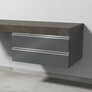 Sanipa Unterschrank 2morrow (L2212) 340x700x520 Anthrazit-Glanz, L221279 L221279
