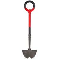 Root Slayer® Gartenhacke Radius Rasenkantenstecher, 25 cm Arbeitsbreite, 1 St., Kantenstecher, Klinge mit Zähnen zum Schneiden der Wurzeln