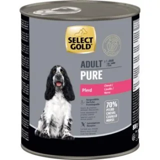 SELECT GOLD Pure Adult Pferd 12x800 g