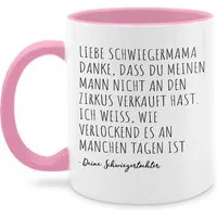 Shirtracer Tasse Beste Schwiegermama Geschenk Schwiegermutter lustig von Schwiegertocht, Keramik, Schwiegermutter
