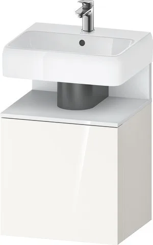 Duravit Qatego Waschtischunterbau wandhängend Weiß Hochglanz 490x420x645 mm - QA4077L18220000 QA4077L18220000