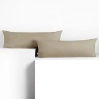 Restilo Seitenschläferkissenbezug Kissenbezug Kissenbezüge Baumwolle Seitenschläfer Stillkissen, (2 Stück), mehrere Größen und Farben