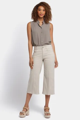 Brigitte Weite Capri-Jeans mit Hohem Bund