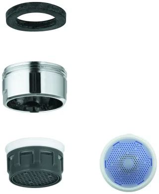 Grohe Mousseur 42604 M 24 x 1 Durchflussklasse PCA 3,5 l/min chrom, 42604000 42604000