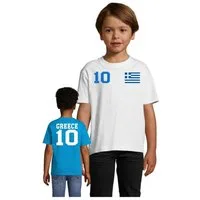 Blondie & Brownie T-Shirt Kinder Griechenland Sport Trikot Fußball Weltmeister Europa EM