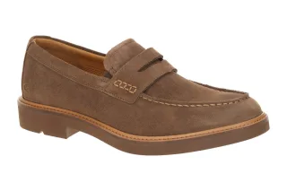 Ecco 525654 Metropole London Herrenslipper cocoa brown Echtleder dual fit