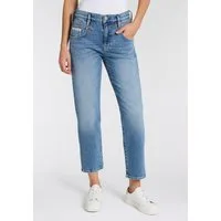 Herrlicher 5-Pocket-Jeans Breezy Cropped Denim Straight Fit