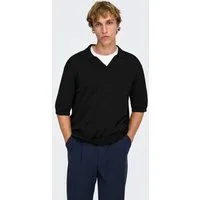 ONLY & SONS Polokragenpullover ONSWYLER LIFE RLX 12 SS SPLIT KNIT NOOS