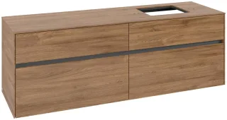Villeroy & Boch Waschtischunterschrank Collaro C13600 1600x548x500mm Kansas Oak C13600RH