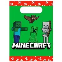 Procos Hängedekoration Geschenktüte Minecraft Papier 4Stk FSC